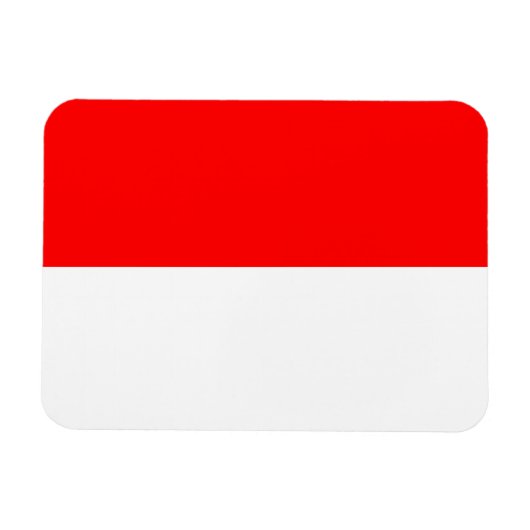Indonesische Flagge Magnet (Horizontal)
