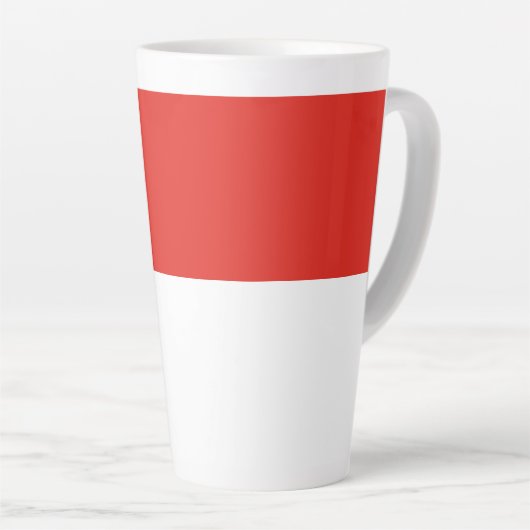 Indonesische Flagge Milchtasse (Rechte Ecke)