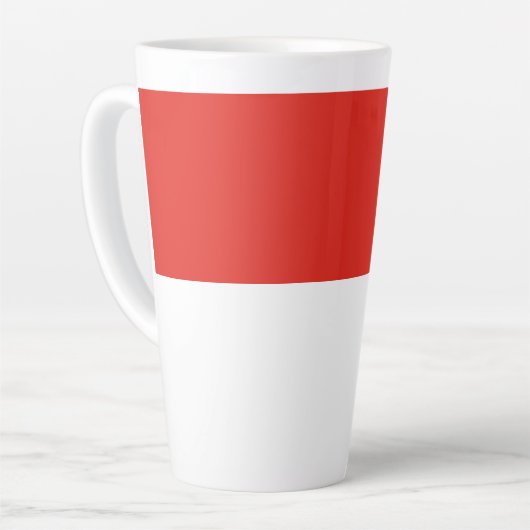 Indonesische Flagge Milchtasse (Linke Ecke)