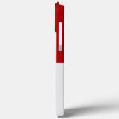 Indonesische Flagge mit COA Case-Mate iPhone Hülle (Rückseite / Links)