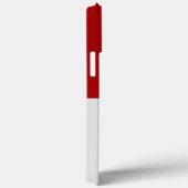 Indonesische Flagge mit COA Case-Mate iPhone Hülle (Rückseite / Rechts)