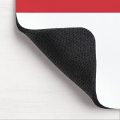 Indonesische Flagge Mousepad (Ecke)