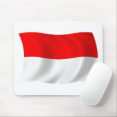 Indonesische Flagge Mousepad (Mit Mouse)