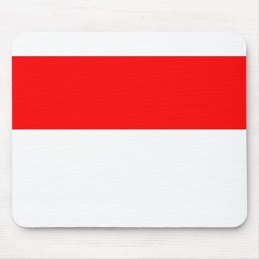Indonesische Flagge Mousepad (Vorne)