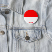 Indonesische Flagge Niedlich Patriotisch Button (Beispiel)