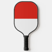 Indonesische Flagge Pickleball Schläger (Vorderseite)