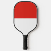 Indonesische Flagge Pickleball Schläger (Rückseite)