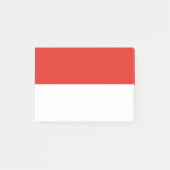 Indonesische Flagge Post-it Klebezettel (Vorderseite)