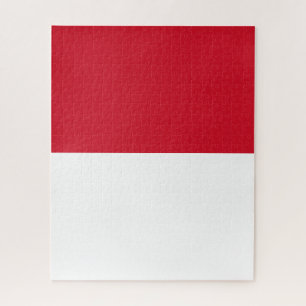 Indonesische Flagge Puzzle