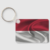 Indonesische Flagge Schlüsselanhänger (Rückseite)