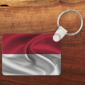 Indonesische Flagge Schlüsselanhänger (Vorderseite)