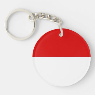 Indonesische Flagge Schlüsselanhänger