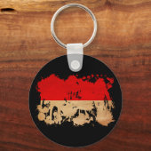 Indonesische Flagge Schlüsselanhänger (Vorderseite)