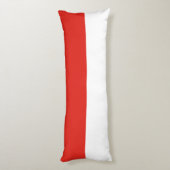 Indonesische Flagge Seitenschläferkissen (Rückseite (Vertikal))