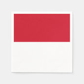 Indonesische Flagge Serviette (Vorderseite)