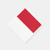 Indonesische Flagge Serviette (Ecke)