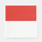 Indonesische Flagge Serviette (Vorderseite)