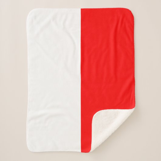 Indonesische Flagge Sherpadecke (Vorderseite)
