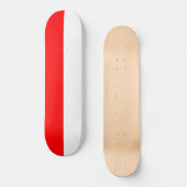 Indonesische Flagge Skateboard (Vorderseite)