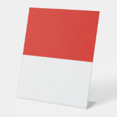 Indonesische Flagge Sockelschild (Vorderseite)