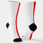 Indonesische Flagge Socken (Gewinkelt)