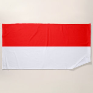 Indonesische Flagge Strandtuch
