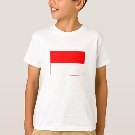 Indonesische Flagge T-Shirt (Vorderseite)