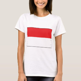 Indonesische Flagge T-Shirt