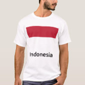 Indonesische Flagge T-Shirt (Vorderseite)