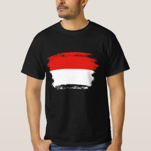 Indonesische Flagge T-Shirt