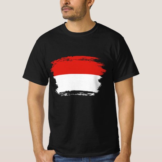 Indonesische Flagge T-Shirt (Vorderseite)