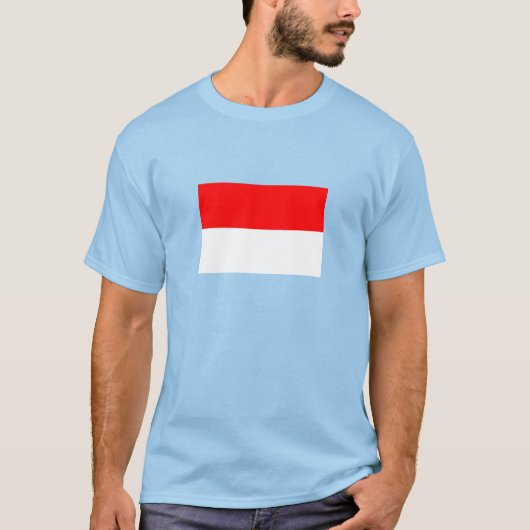 Indonesische Flagge T-Shirt (Vorderseite)