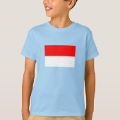 Indonesische Flagge T-Shirt (Vorderseite)