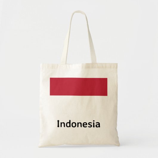 Indonesische Flagge Tragetasche (Vorne)