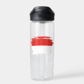 Indonesische Flagge Trinkflasche (Rückseite)