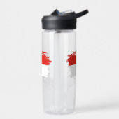 Indonesische Flagge Trinkflasche (Links)