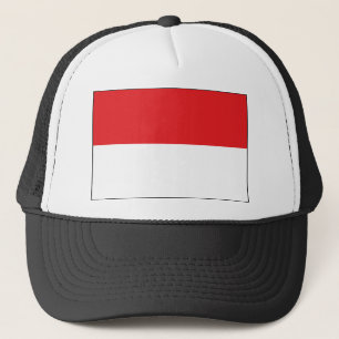 Indonesische Flagge Truckerkappe