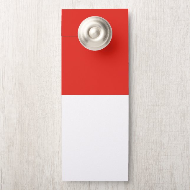 Indonesische Flagge Türanhänger (Auf Knauf)