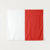 Indonesische Flagge Wandteppich (Vorderseite (Horizontal))