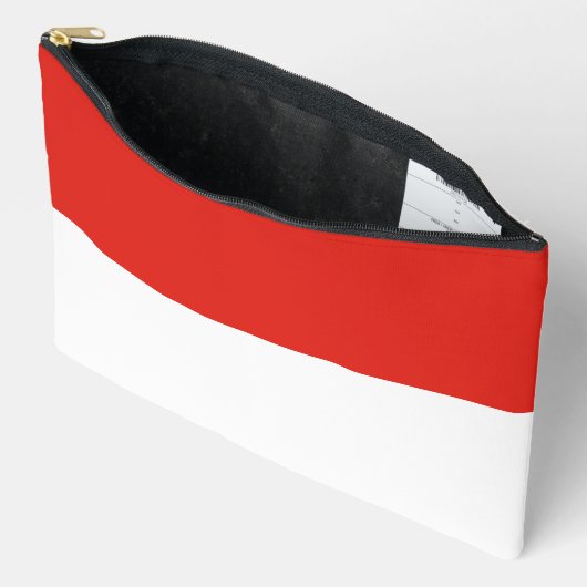 Indonesische Flagge Zubehörtasche (Offen)