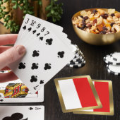 Indonesische Flaggenplatzierungskarten Spielkarten (In Situ)
