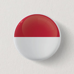 Indonesische Icon-Flagge Button