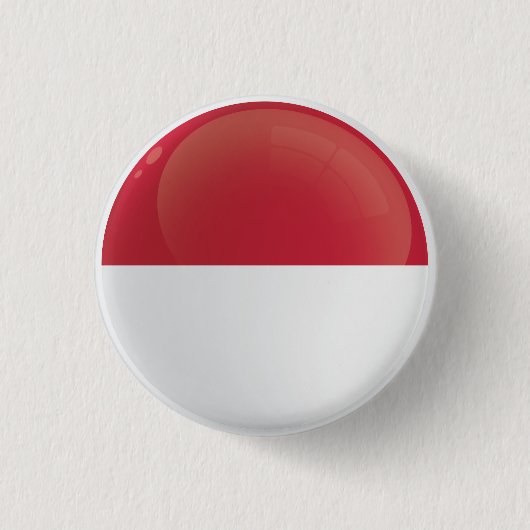 Indonesische Icon-Flagge Button (Vorderseite)