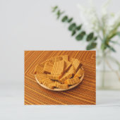 indonesische Ingwerkuchen Postkarte (Stehend Vorderseite)