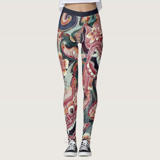 Indonesische Inspiration Leggings (Vorderseite)