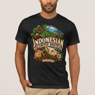 Indonesische Kaffeestraße T-Shirt