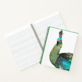 Indonesische Peacock Face-Notebook Notizblock (Innenseite)
