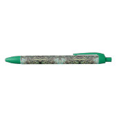 Indonesische Peacock Feathers Pattern Pen Kugelschreiber (Oberseite)