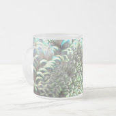 Indonesische Pfauenfeathers Muster Fr. Tasse (Vorderseite Links)