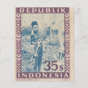 indonesische Porto-Briefmarke